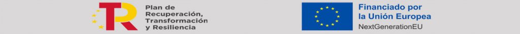 Plan de Recuperación, Transformación y Resiliencia. Financiado por la Unión Europea NextGenerationEU.